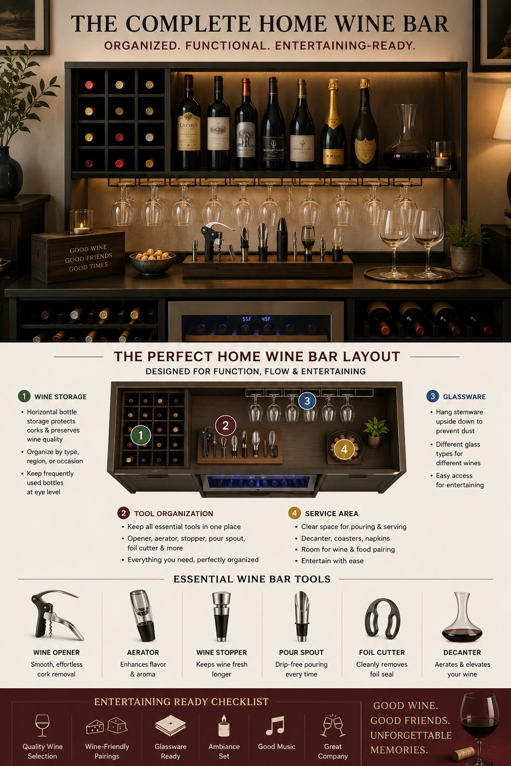 Building Your Home Wine Bar: Essential Setup and Tools