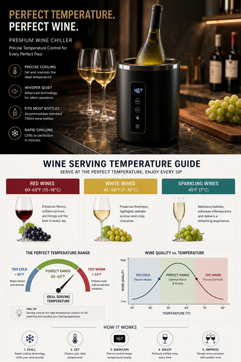 Wine Chillers: Achieving Perfect Temperature Every Time