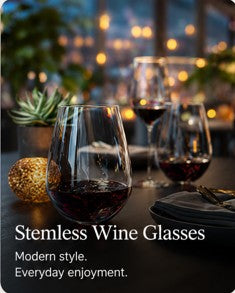Stemless Wine Glasses
