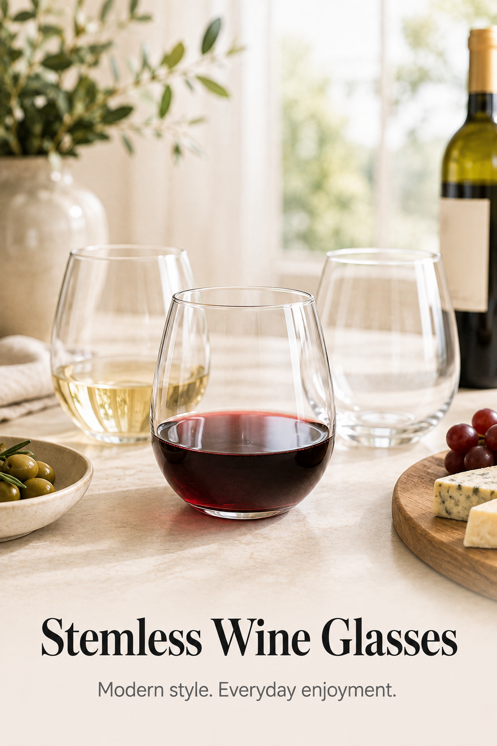 Stemless Wine Glasses