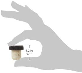 North Mountain Supply - TCNT-12 Bar Top Tasting Corks - Natural Cork with Plastic Tops - Bag of 12