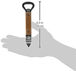 Winco Can Tapper/Bottle Opener with Wooden Handle Medium
