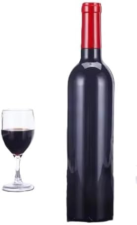 Luxury Wine Accessory & Gift Set - Corkscrew, Stopper, Pourer, and Games! (Wine Opener - Black and Red Glossy Bottle Case)