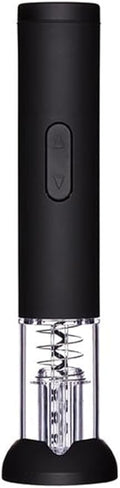 BarCraft Electric Corkscrew Wine Opener with Foil Cutter, Black, 26.5 x 4.5 cm
