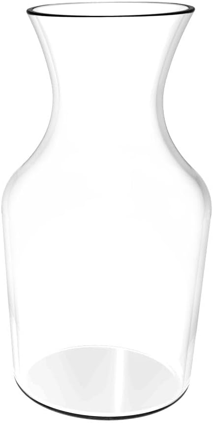 TrueCraftware- 9 oz Wine Decanter Polycarbonate Clear Color Set of 2- Table Service Wine Carafe Small Decanter Wine Aerator Wine Decanter Carafe for Wine Dinner Parties Tastings Bars Restaurants