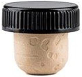 North Mountain Supply - TCSY-12 Bar Top Tasting Corks - Synthetic Cork with Plastic Tops - Bag of 12