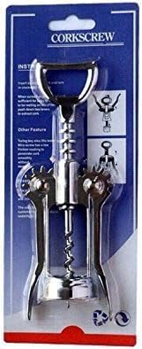 Wing Corkscrew Wine Opener by HQY - Premium All-in-one Wine Corkscrew and Bottle Opener - Risk Free