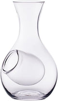 Urban Tokyo Japanese Cold Sake Wine Glass Decanter 12 fl oz Sake Bottle with Ice Cavity Pocket For Home or Restaurant Use (Clear Pocket Cavity)