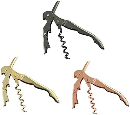Oenophilia Duo-Lever Professional Waiters Corkscrew - Plated, Gold