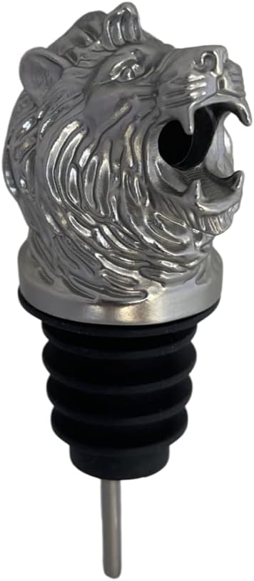 Lion Wine Aerator Pourer Spout – Funny Wine Gift for Men & Women – Novelty Animal Wine Accessory for Parties & Home Bar