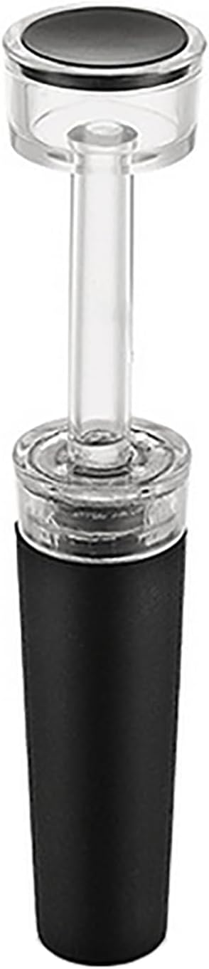 RLECS 5PCS 82x25x15mm Plastic Vacuum Wine Stopper Saver Pump Food Safe Silicone Cap Suitable for Standard Wine Bottle