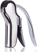 Best Utensils Professional Compact Wine Opener Connoisseur's Corkscrew Gift Set, Professional Stainless Steel Wine Opener With Built-In Foil Cutter, Bonus Screw