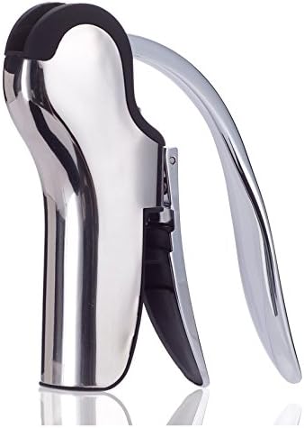 Best Utensils Professional Compact Wine Opener Connoisseur's Corkscrew Gift Set, Professional Stainless Steel Wine Opener With Built-In Foil Cutter, Bonus Screw