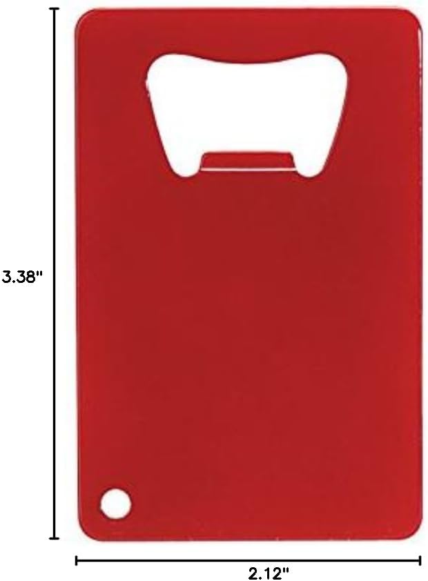 Thirsty Rhino Javan Credit Card Bottle Opener (Red)