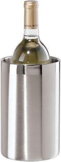 OGGI Stainless Steel Double Wall Wine Cooler - Insulated Tabletop Chiller for White Wine & Champagne, Fits Most Standard Sized Bottles (Pack of 6)