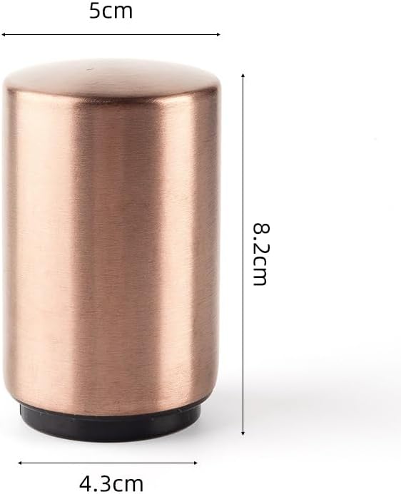 Automatic Stainless Steel Bottle Opener Push Down (Rose Gold)