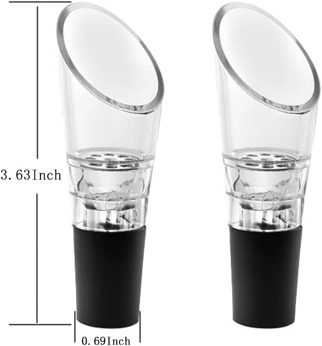2 Pack Wine Aerator Pourer-Premium Decanter Aerating Spout