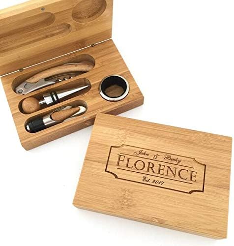 Personalized Corkscrew Boxed Set 4 Piece Set