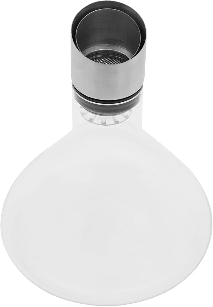 Wine Decanter,Red Wine Carafe with Built-in-Aerator, Wine Aerator, Wine Gifts for Christmas, Stainless Steel Pourer Lid, Filter, 100% Hand Blown Crystal Glass, 1500ml/50.73Oz