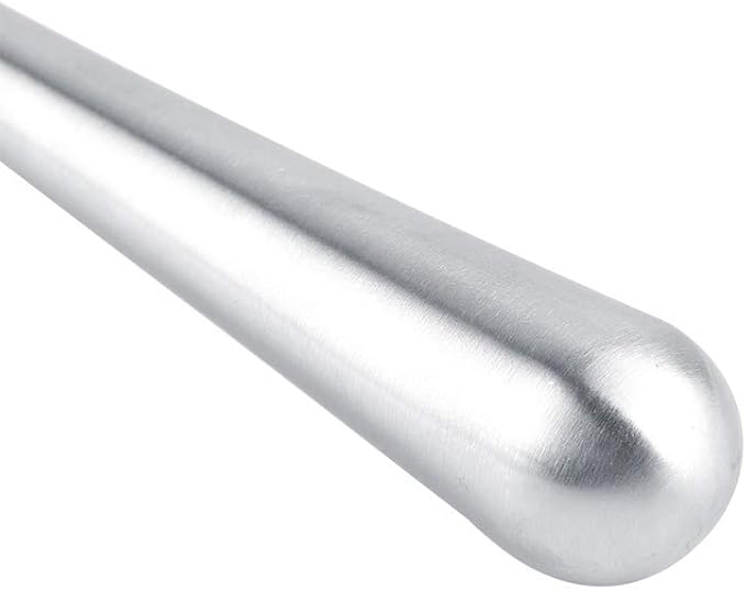 Long Stainless Steel Cocktail Muddler, 11inch Professional Drink Muddler Bar Cocktail Muddler Fruit Mixer DIY Drink Wine Barware Tool
