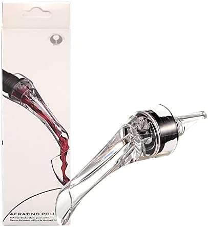 Wine Aerator Pourer | Aerates wine for richer flavor and aroma, no-drip design prevents spills, professional quality for optimal aeration, perfect as a gift for wine lovers and enthusiasts.