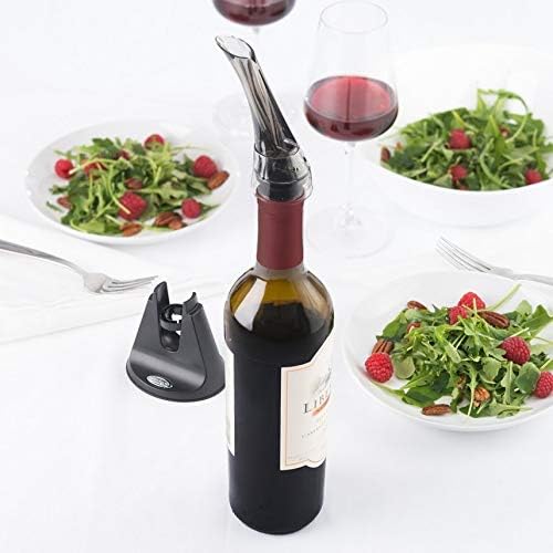 Trudeau Aroma Smoky Wine Aerator, 8", Gray