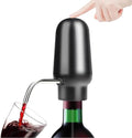 Electric Wine Aerator Wine Pump Dispenser for Wine Bottles Elegant Stainless Steel Design, Rechargeable Gift for Wine Lovers.