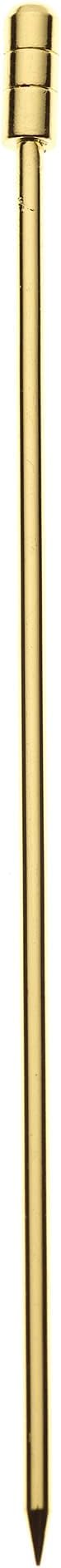 Barfly Cocktail Picks, Grooved, Gold Plated, Set 12, 4.5"