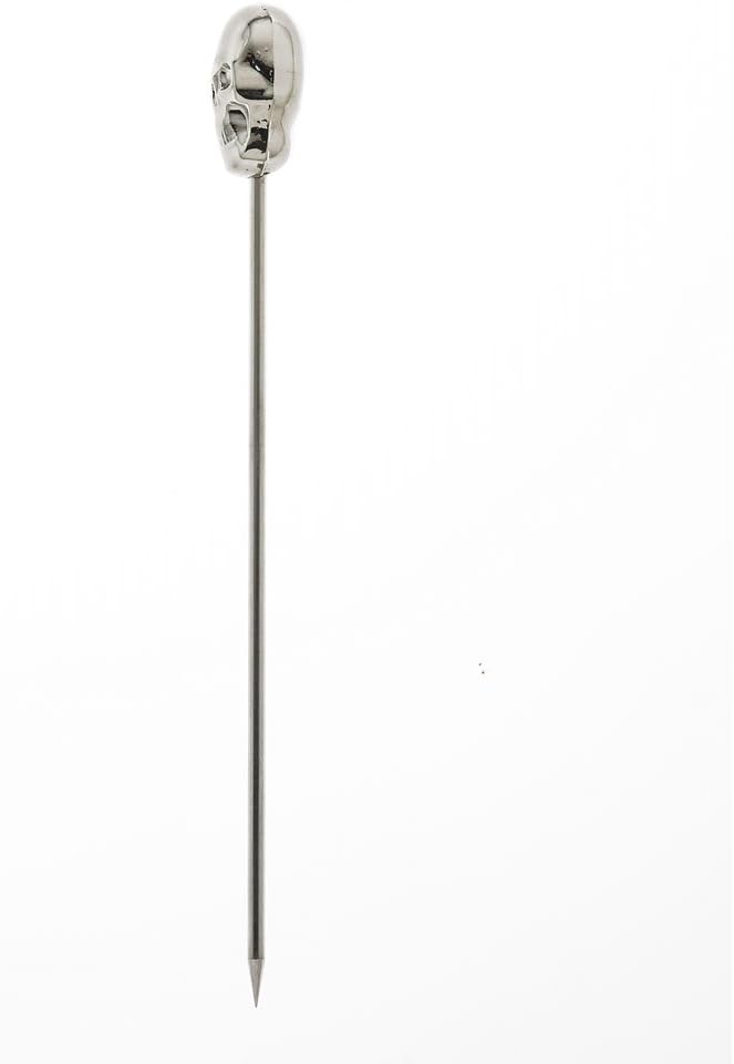 Barfly Cocktail Picks, Skull Top, Stainless