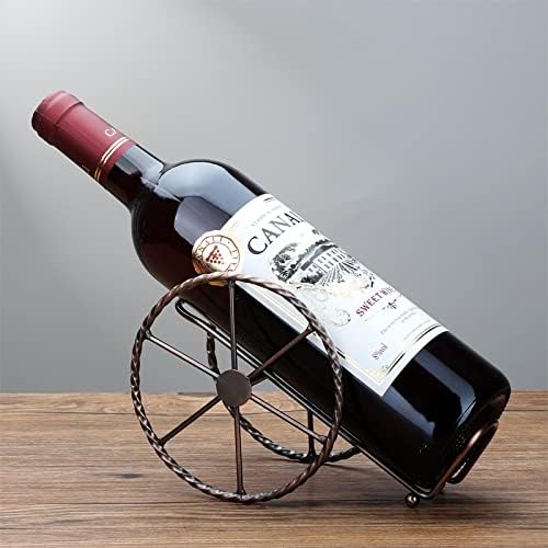 2PCS Countertop Wine Rack, for Wine Storage - Red Bronze Metal Wine Rack for Living Room, Dining Room, Wine Cellar, Bar