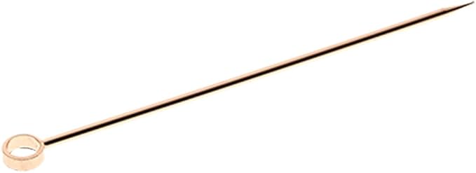 Barfly M37031CP Cocktail Pick, Circle Top, 4.25" inch Copper (pack of 12)