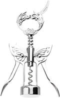 ELEGANTZ Luxury Multifunctional Wine Bottle Opener with Foil Cutter, Beer Opener, Butterfly Design - Heavy Duty Zinc Alloy, Chrome Plating - Gift for Wine Lovers
