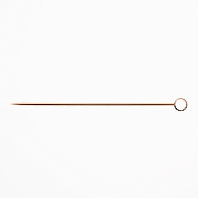 Barfly M37031CP Cocktail Pick, Circle Top, 4.25" inch Copper (pack of 12)