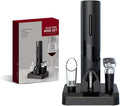 Electric Wine Opener - Rechargeable Battery, Fast Cork Removal, Perfect for Wine Opening