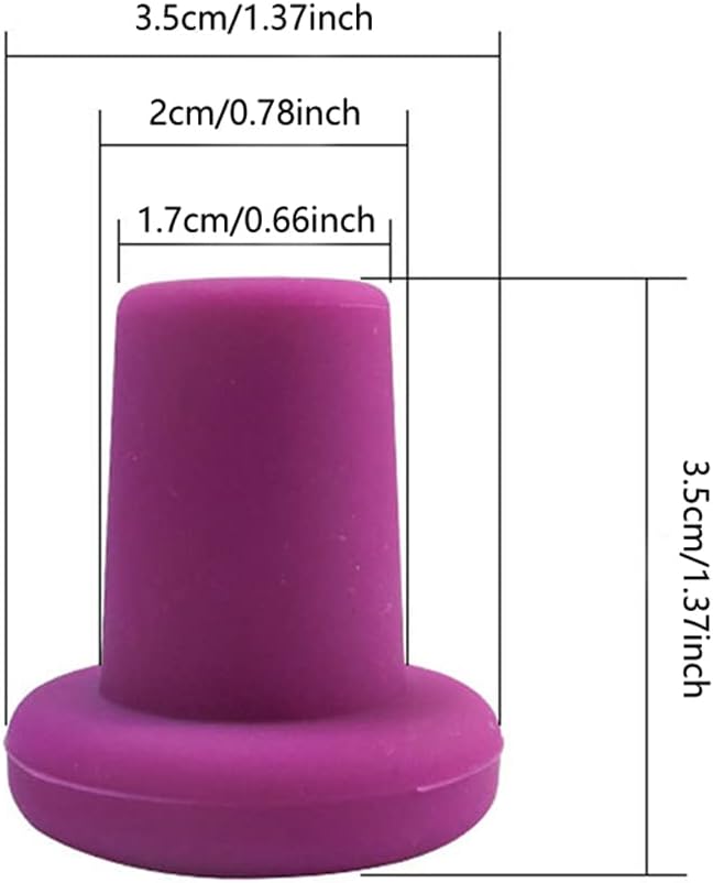 4 Pack Wine Stoppers Sealer Leak Proof Reusable Silicone Corks Beverage Bottle Top Cap Seals Saver for Keeping Fresh Champagne Beer Bordeaux Liquor Bottles Whisky Olive Oil Vinegar Wine Fridge