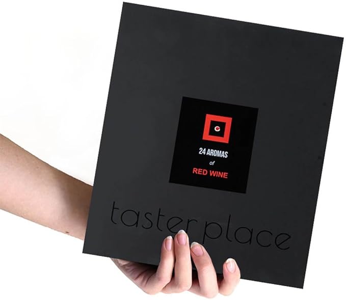 24 Red Wine Aromas - TASTERPLACE AROMA SET - English – for Sommeliers – for Wine Lovers – Tasting Tool…