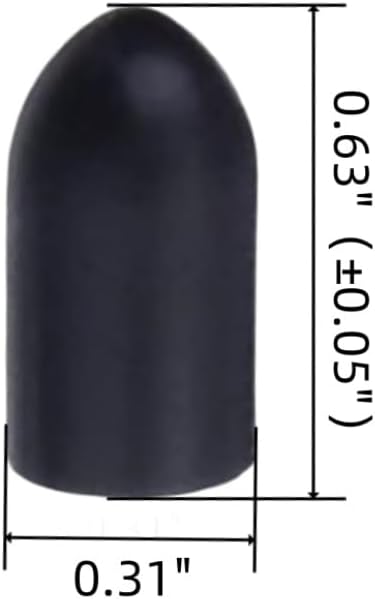 50 Pcs Pourers Dust Covers Olive Oil Liquor Bottle Pour Spout Cover Rubber Caps (Not Include the Spout)