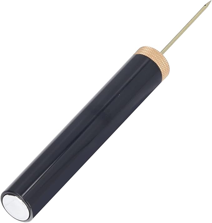 Mini Air Pressure Wine Bottle Opener Portable Lipstick Shape Needle Type Corkscrew with Premium Aluminum Alloy Handle for Home Bar Restaurant Gift (Gold)