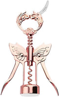 ELEGANTZ Luxury Multifunctional Wine Bottle Opener with Foil Cutter, Beer Opener, Butterfly Design - Heavy Duty Zinc Alloy, Chrome Plating - Gift for Wine Lovers