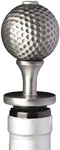 Stainless Steel Golf Ball Wine Aerator Pourer - Deluxe Decanter Spout for Robust Red and White Wine - Pour Amore Bottle Pourer/Stopper & Air Diffuser by Chris's Stuff