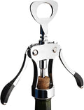 Wing Corkscrew Red Wine Bottle Opener,Zinc Alloy Stainless Steel Multifunction Beer Cap Opener Wine Bottle Stopper Opener