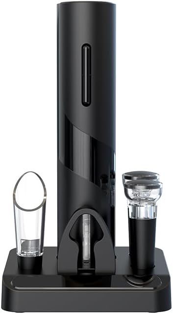 Electric Wine Opener - Rechargeable Battery, Fast Cork Removal, Perfect for Wine Opening