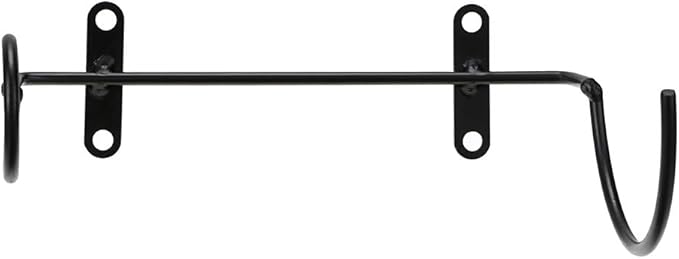 Hipiwe Pack of 6 Wall Mounted Wine Racks - Red Wine Bottle Display Holder with Screws, Metal Hanging Wine Rack Organizer for Beverages/Liquor Bottles Storage