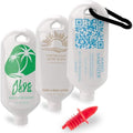Hidden Flask Set for Liquor - 3-Pack 4oz Lotion-Style Discreet Bottles with Easy Pour Spout & Carabiner - Leak-Proof, BPA-Free, Travel-Friendly - Great for Cruises, Resorts, Concerts, Music Festivals
