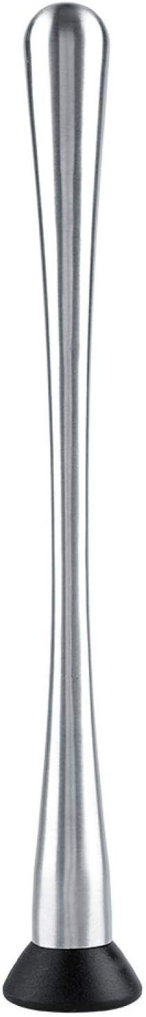 Long Stainless Steel Cocktail Muddler, 11inch Professional Drink Muddler Bar Cocktail Muddler Fruit Mixer DIY Drink Wine Barware Tool