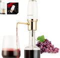 Electric Wine Aerator Dispenser Electric Smart Decanter Professional USB Rechargeable Wine Decanter With Upgraded Adjustable Stainless Steel Telescopic Connecting Tube Wine Gift for Mom Wife…