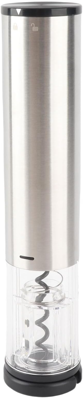Zerodis Battery Operated Portable Automatic Wine Bottle Opener with Corkscrew and LED Light for Party Camping, Electric