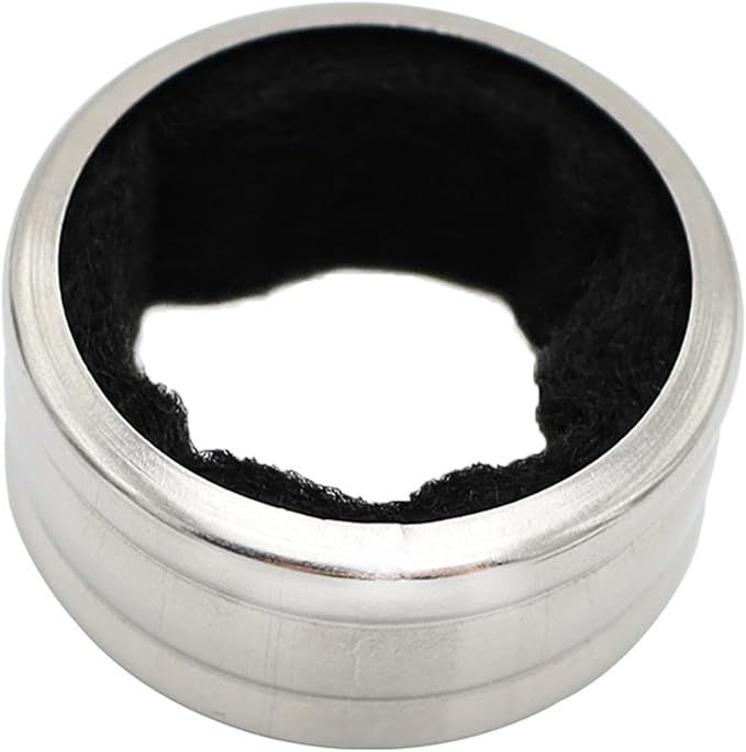 Wine Collar Drip,Stainless Steel Wine Bottle Felt Lining Wine Drip for Bottles Kitchen Accessory Small and Portable