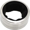 Wine Collar Drip,Stainless Steel Wine Bottle Felt Lining Wine Drip for Bottles Kitchen Accessory Small and Portable