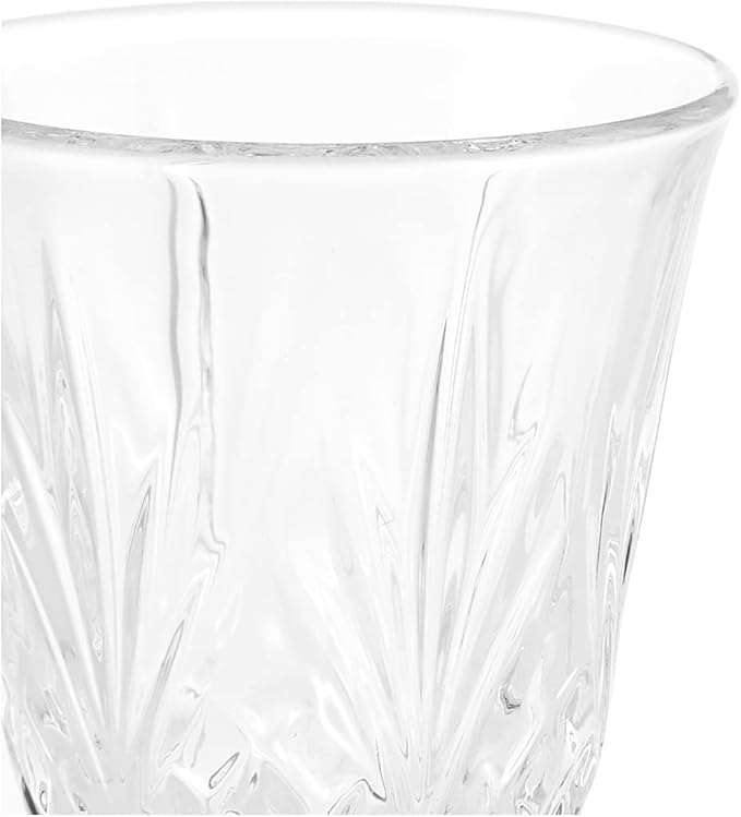 Lorren Home Trends Crystal Melodia Collection Liquor Glass Set (Pack of 6)